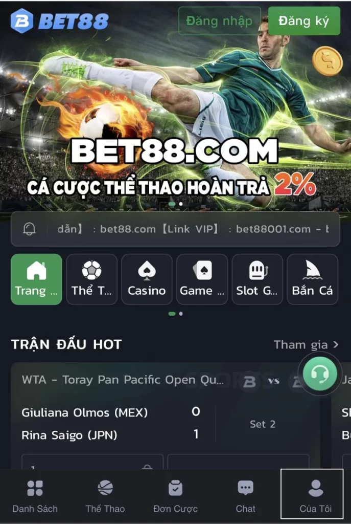 Đăng ký Bet88 trên điện thoại