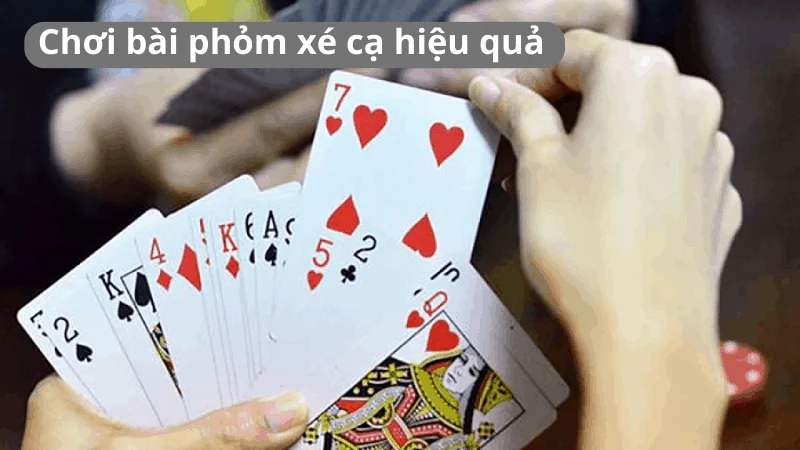 Áp dụng chiến thuật xé cạ trong cách chơi bài phỏm hiệu quả