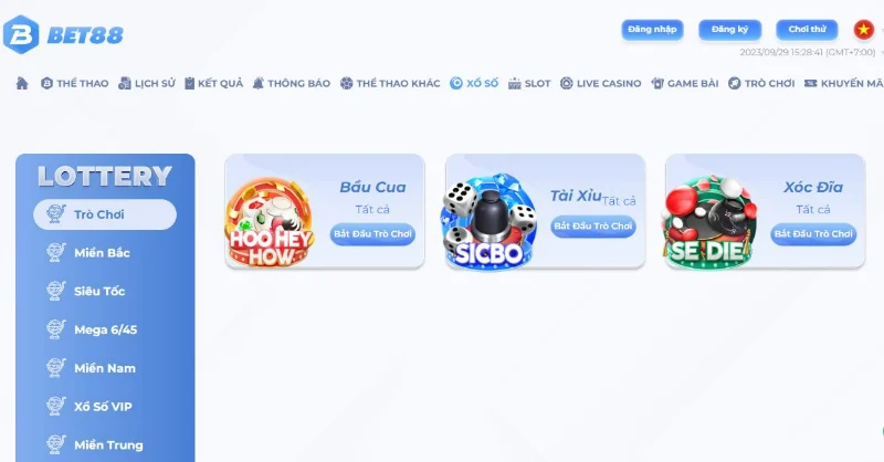 Đa dạng game cá cược kiếm tiền tại nhà cái BET88