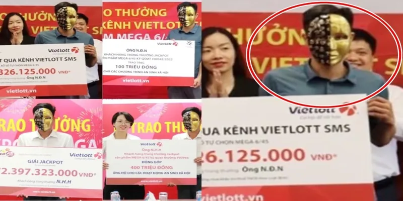 Các khách hàng đã trúng giải tại Vietlott